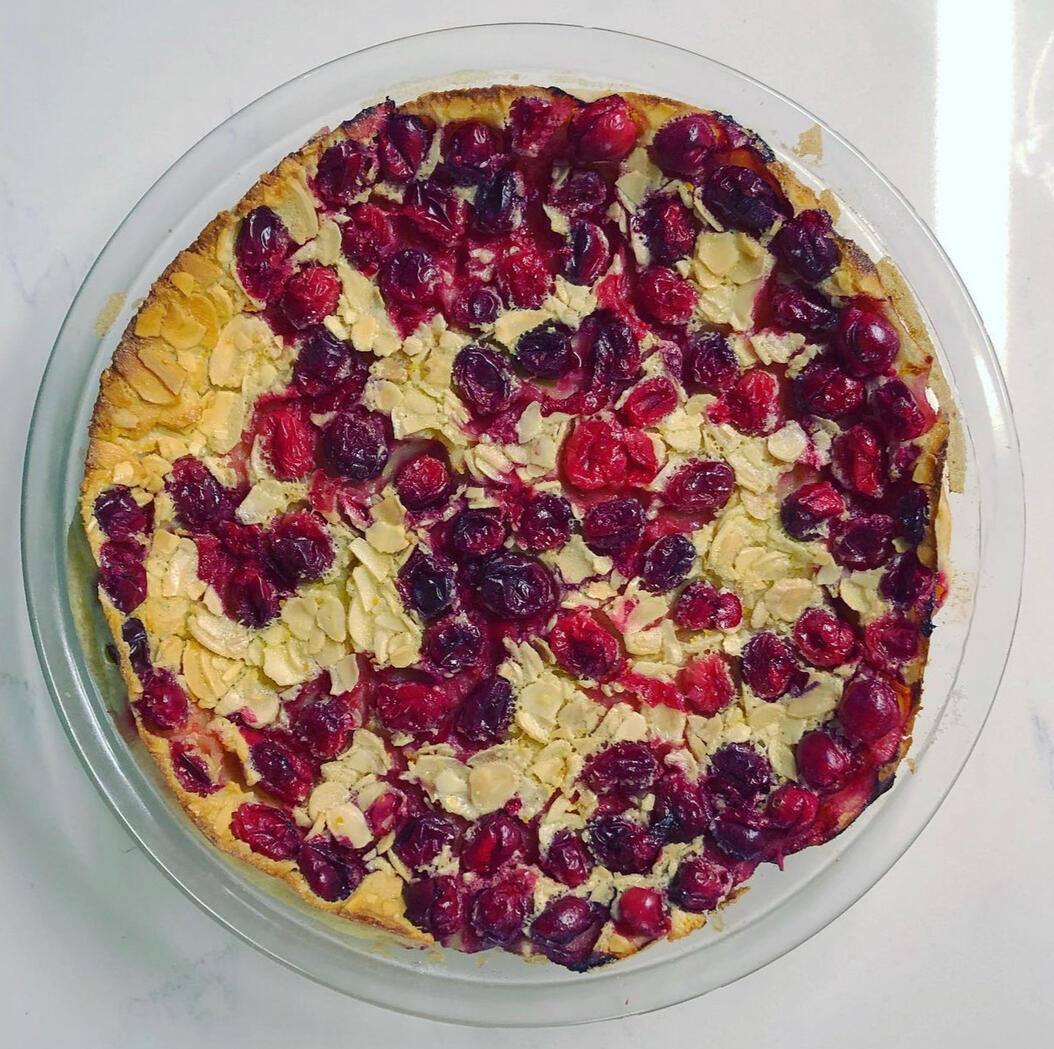 cranberry clafoutis